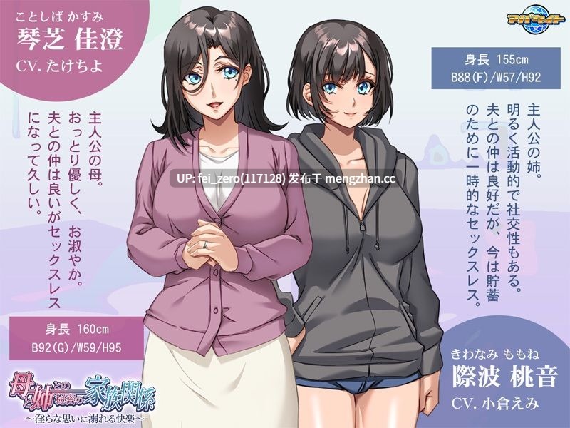 【PC/ADV/汉化】母と姉との秘密の家族関係～淫らな思いに溺れる快楽～-第3张图片-萌站