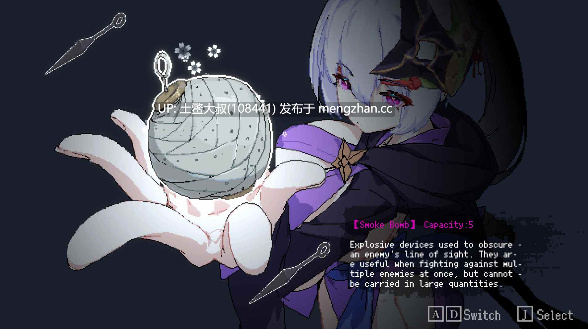 【2D日式ACT 横板战斗 女主 冒险 生肉】红莲忍者卷轴 Red Lotus Ninja Scroll [v0.1.0 Alpha]-第3张图片-萌站