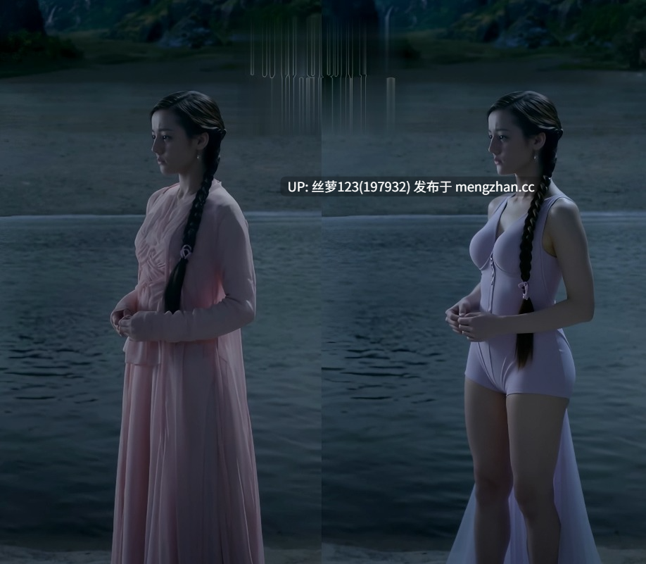 《迪丽热巴》--明星脱衣----颜值巅峰~三生三世十里桃花~裸体版~