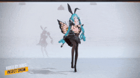 新作-💗兔子MIKU无惨 X 🦋蝴蝶警告