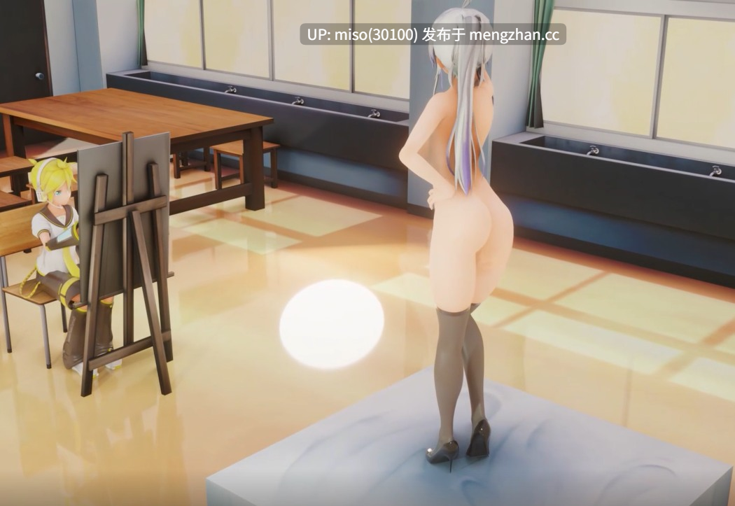 11.镜音的绘画模特