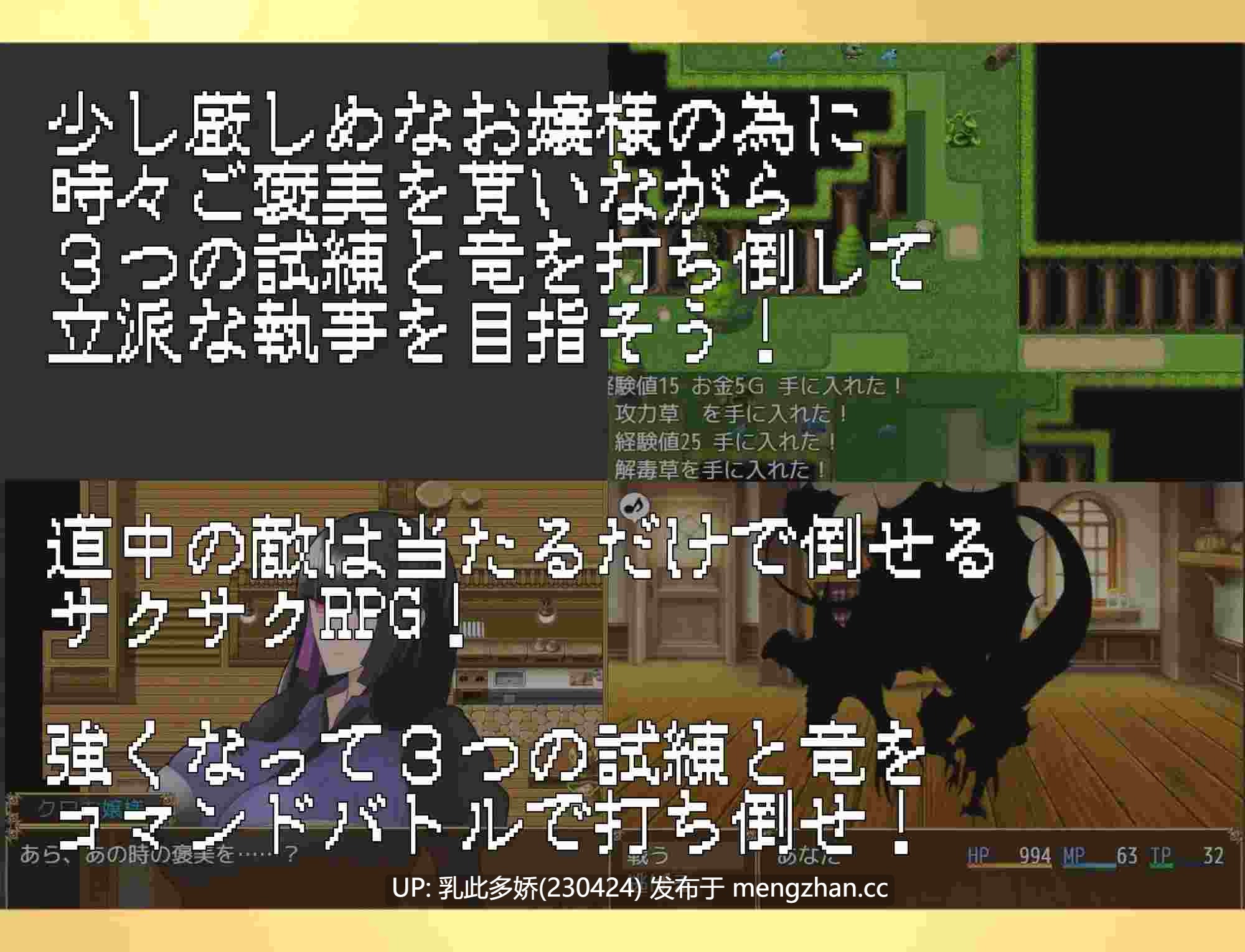 15[RPG] 黑之大小姐与见习执事 黒のお嬢様と見習い執事 AI汉化 [PC461M]-第3张图片-萌站