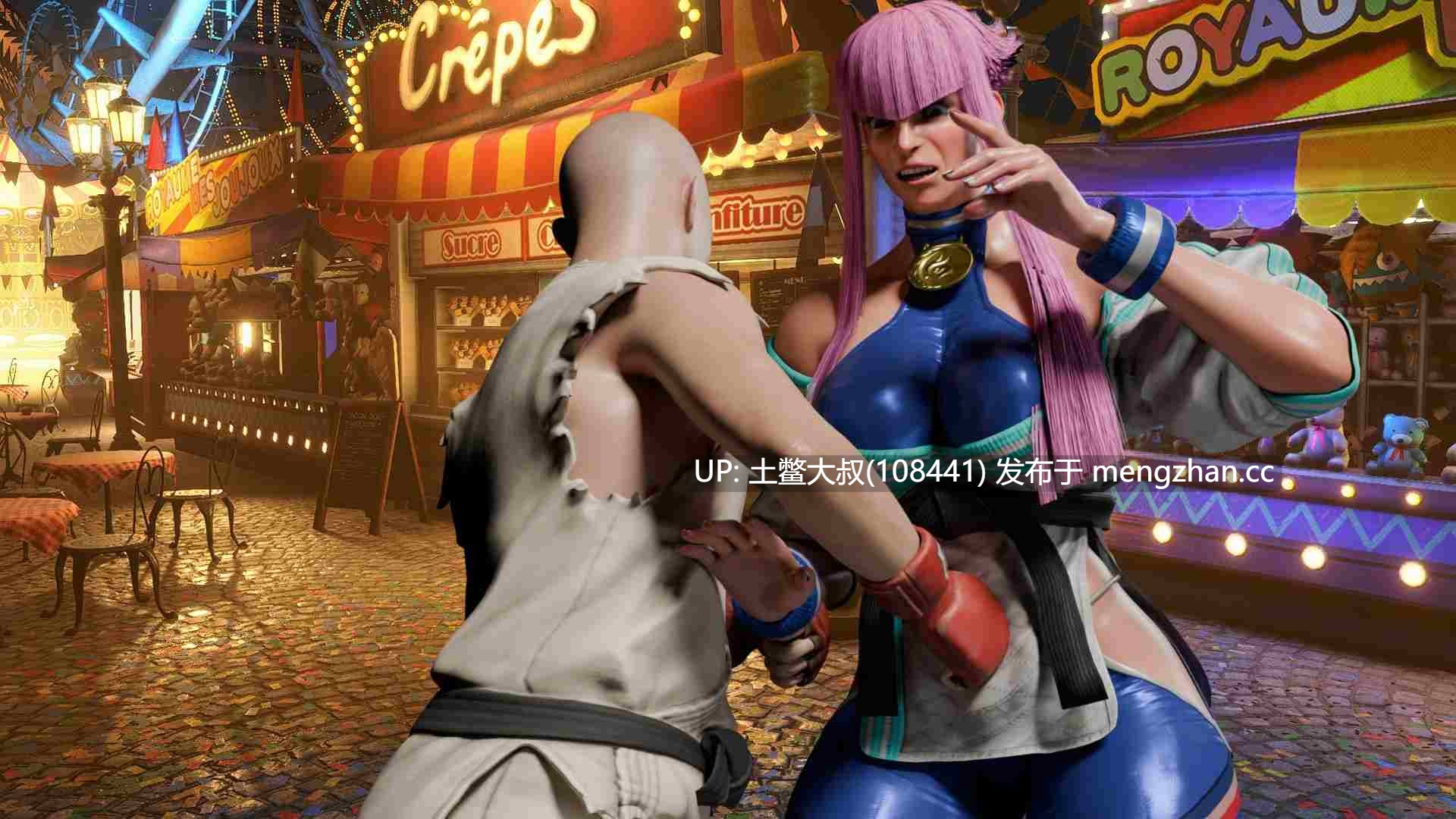 【3D同人SLG 街霸 动态 男主 战斗 回合制 奇幻 机翻】街头斗士成人游乐场 Street Brawlers Adult Playground [Battle 9]-第6张图片-萌站