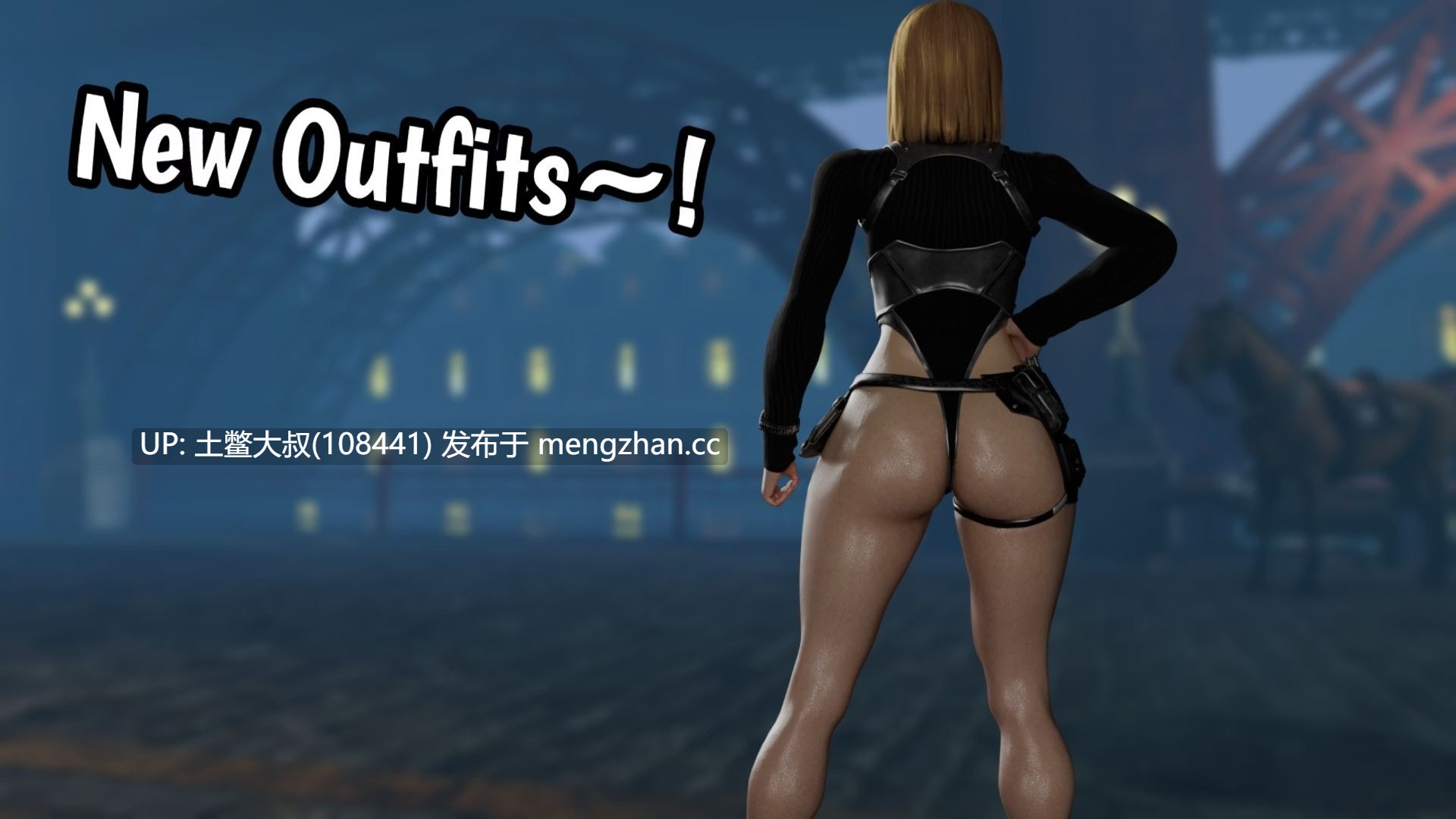 【3D同人SLG 街霸 动态 男主 战斗 回合制 奇幻 机翻】街头斗士成人游乐场 Street Brawlers Adult Playground [Battle 9]-第23张图片-萌站