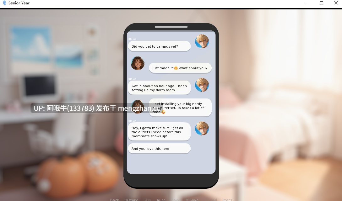 【SLG/AICG/PC/机翻】高年级 Senior Year [v0.1] [maiie]【170M】【1.72M】【序号4942】