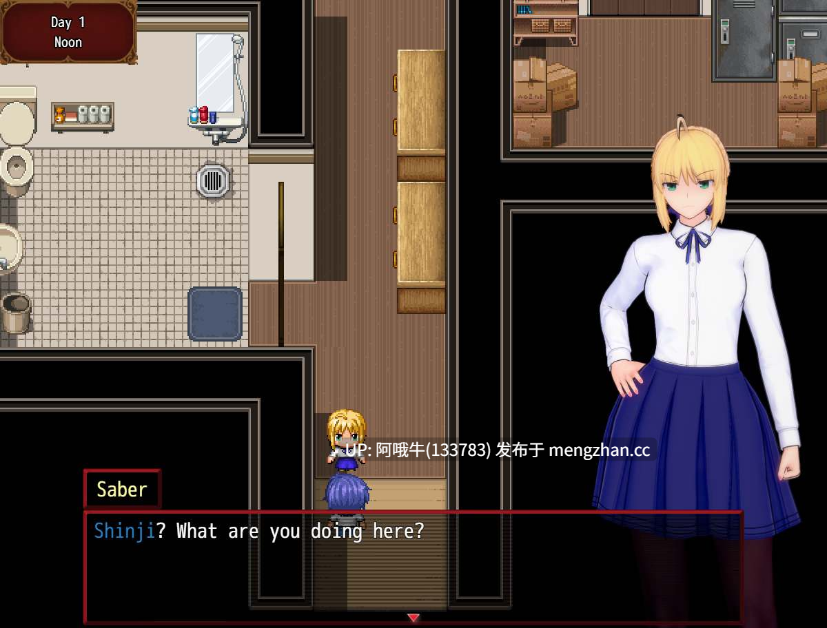 【RPG/动态/校园/腐败/PC/机翻/萌站内植】命运流浪之夜 FateStray Night [v0.1] [Kuddepudde]【566M】【序号4958】-第5张图片-萌站