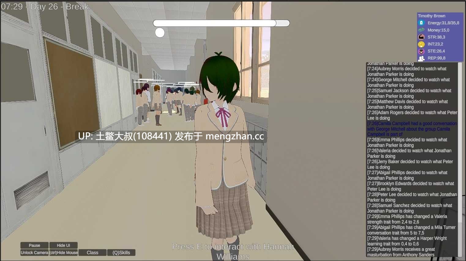 【3D日式RPG开放类 沙盒 动态 男主 第一人称 机翻工具】学校之王 King of the School [v0.17] 3.9G-第3张图片-萌站