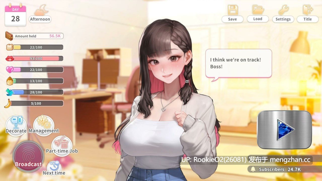 [SLG/官中/PC]  直播开始！VTuber 训练  v1.0.2 官方中文步兵版 [700 M]  -第7张图片-萌站