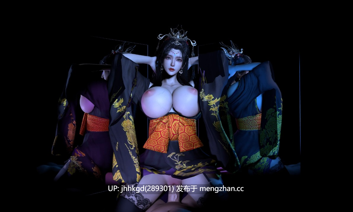 [3D/VAM/国漫/天泪]和服清漪摇一摇 骑舞（高清）1.1G-第3张图片-萌站