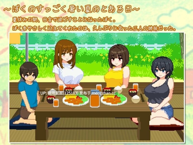 [像素互动SLG/动态/新作] 我与夏日里的姐姐们 My Summer with Onee-chans [Final] v1.0 AI汉化版+全回想存档 [1.10G]-第2张图片-萌站