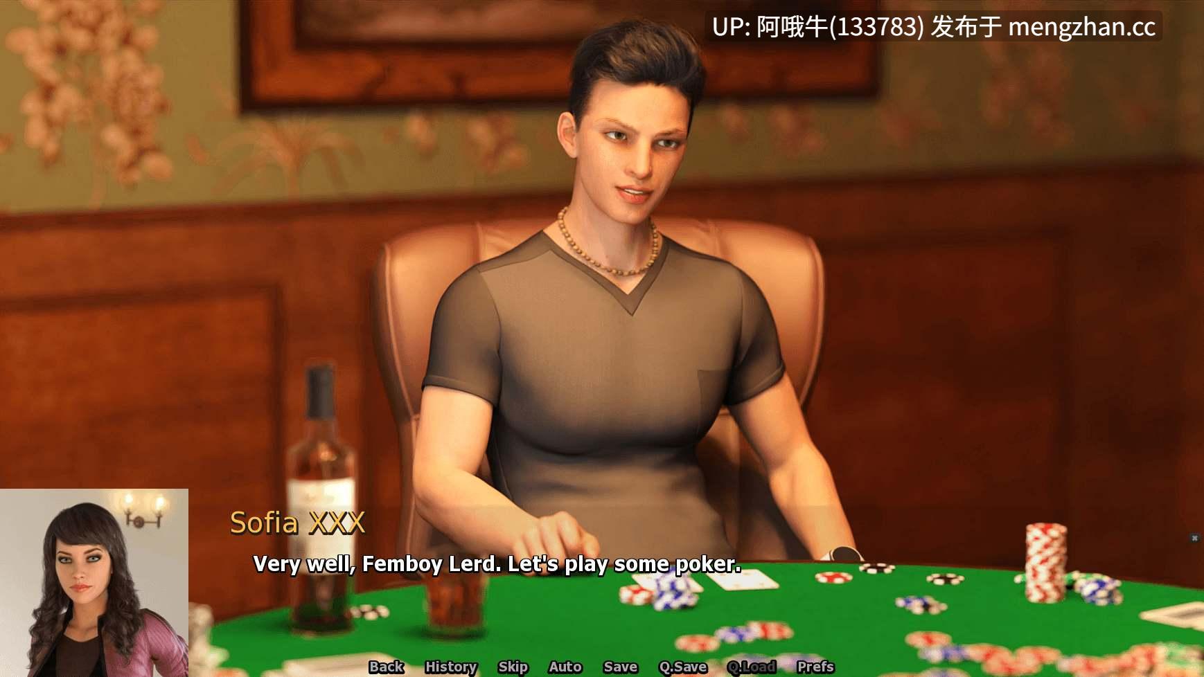 【SLG/卡牌/PC/机翻】我亲爱的日记：脱衣扑克 5 My Dear Diary Strip Poker 5 [v0.2] [Sofia XXX]【312M】【序号4967】-第4张图片-萌站