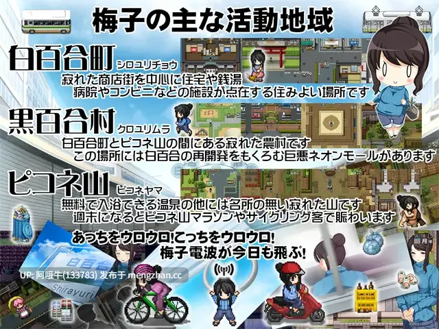 【日系/RPG/PC/机翻】梅酱来了！~区域发展生存RPG~ Ume-chan is Here! ~Regional Development Survival RPG~  [v1.0] [裆部][375M]【序号4988】-第6张图片-萌站