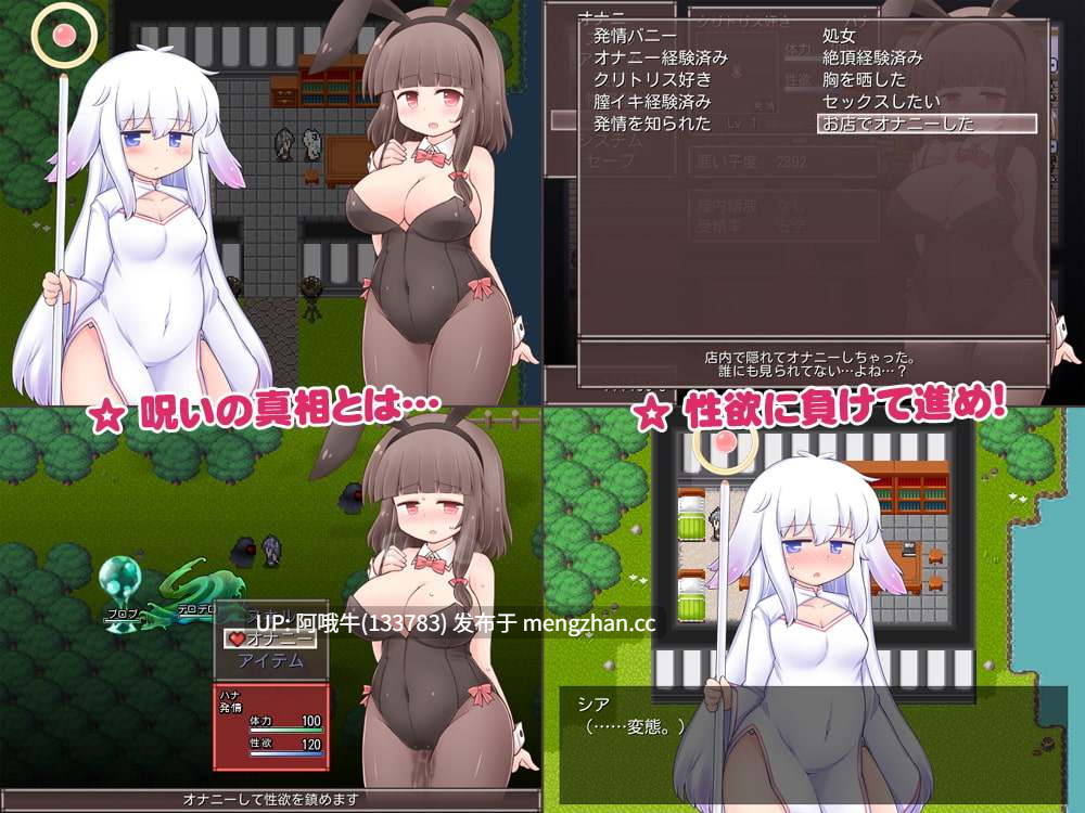 【日系/RPG/PC/机翻】色兔花 Horny Bunny Hana [v1.02] [Tonkotsu][201M]【序号5018】
