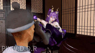 [3D动画/VAM] D.D.R：紫妍 性感美少女黑丝美脚足交榨精 [1.24G]-第5张图片-萌站