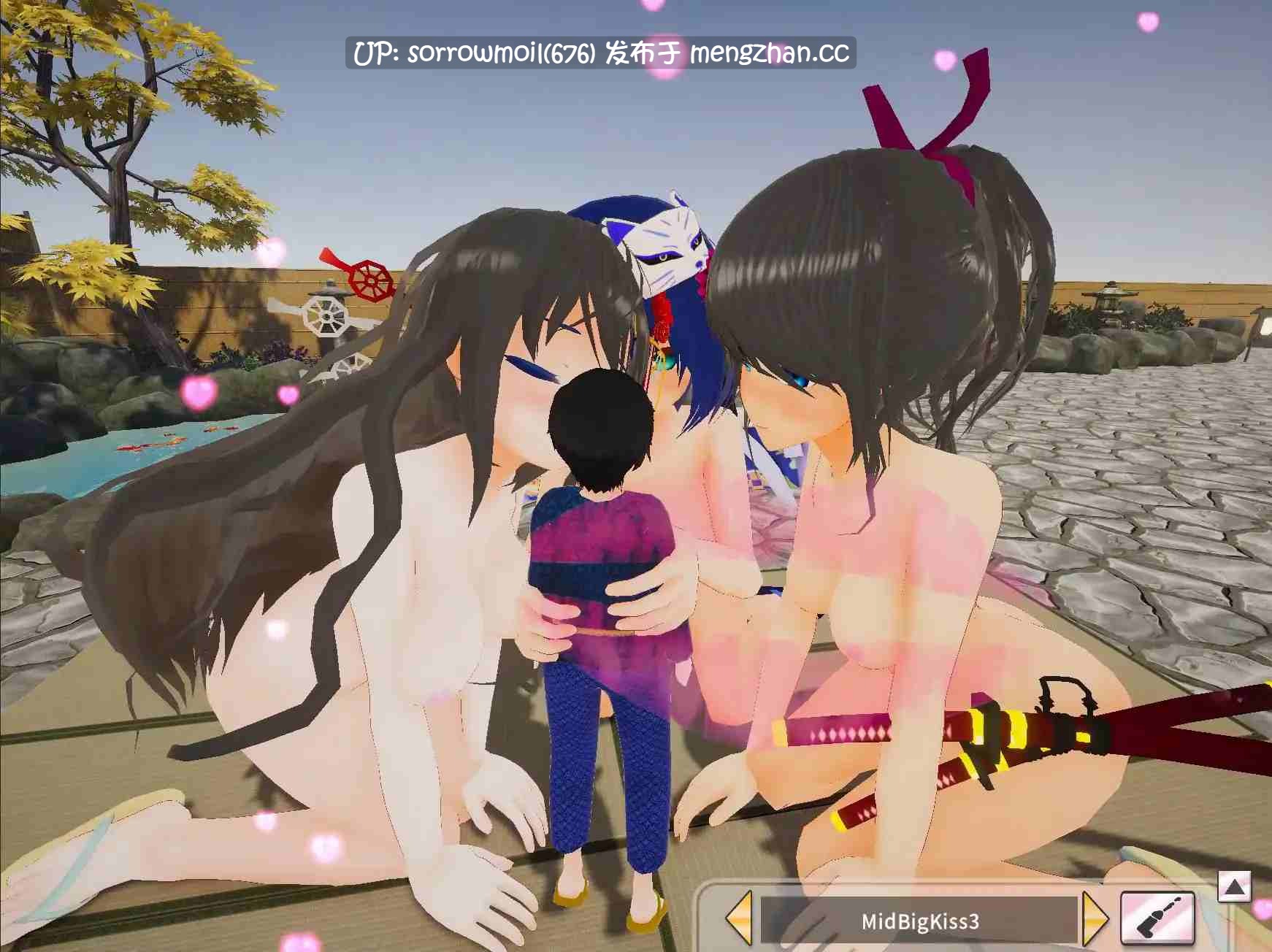 【DLsite 官中 3D作品 淫语 无逆转 色诱 后宫 反向奸 命令/强迫 男性受】   大江戸とりがー!! ～タイムスリップしたら痴女集団に襲われてハーレム地獄?!   大江户Trigger!! ～穿越到江户就被痴女军团包围后宫地狱？！【ver1.06/RJ439205 / しーきゅーしー・そふとうぇあ / 声优:小町ういら/コトザ/橘一葉/ゆうみゃ/倉浪あお/ゆきかすみ 他】-第8张图片-萌站