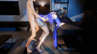 [3D动画/VAM] 115313wang(黑仔)：紫灵(一小时合集) 极品黑丝长腿御姐多体位爆肏中出 [2.6G]-第4张图片-萌站