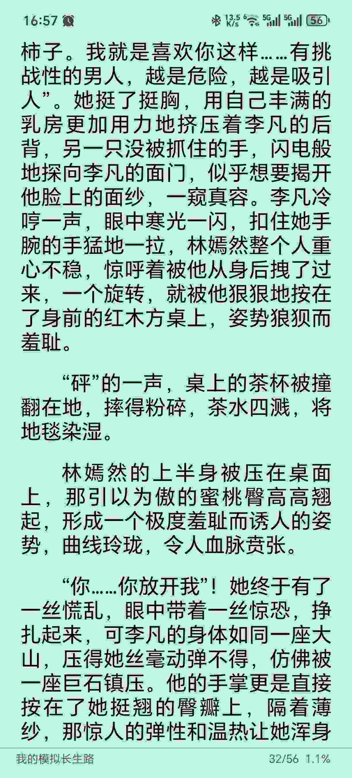 《我的模拟长生路》18MB（1-486全本 加料）作者：愤怒的乌贼