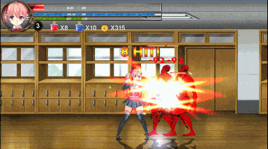 [ACT动态步兵异种奸强奸PC] [UMAI 格斗少女樱R Fighting Girl Sakura-R v2.03完全版+全CG存档 [3.16G]-第11张图片-萌站