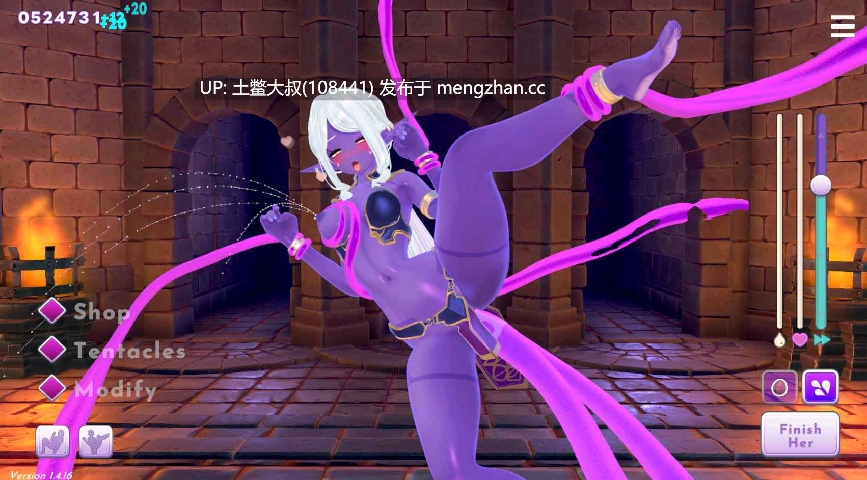 【3D日式RPG 动态 触手 怀孕 生肉】被触手纠缠 Tangled by Tentacles [v1.5.4] 850MB-第2张图片-萌站