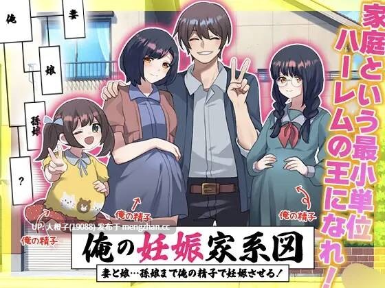[RPG汉化PC]俺の妊娠家系図 妻と娘…孫娘まで俺の精子で妊娠させる[992MB]