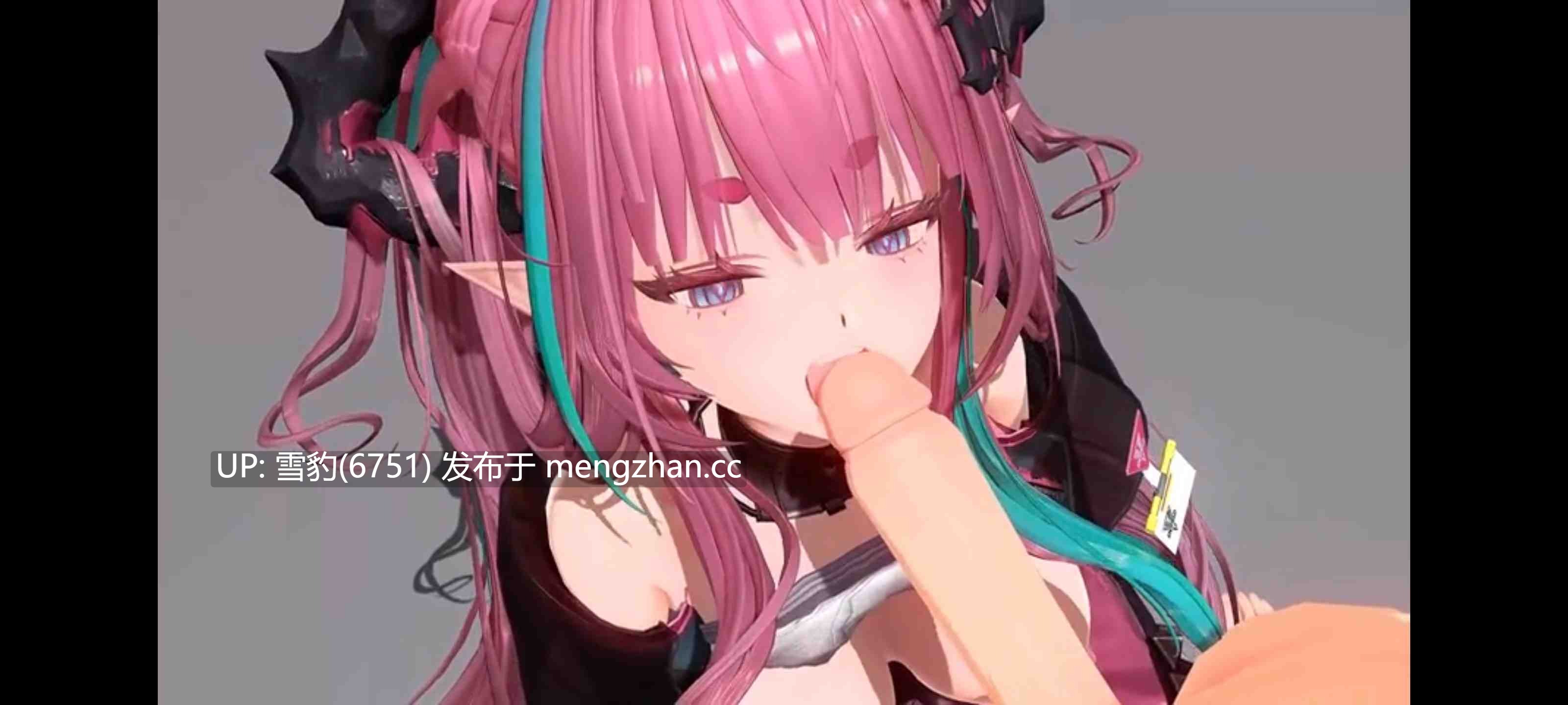 和粉色双马尾少女的性爱 战斗服版本