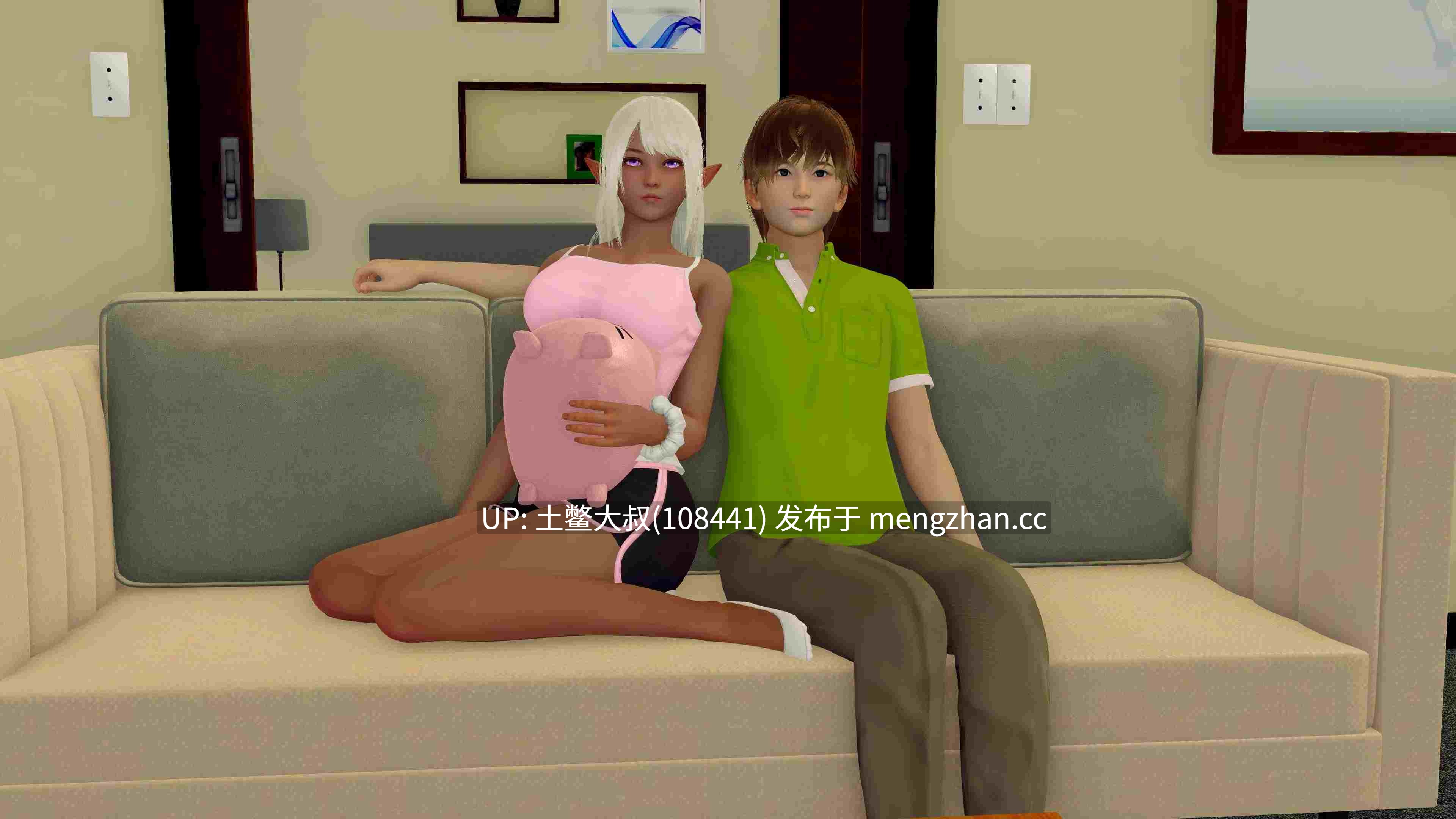 【3D亚洲SLG 动态 男主导 精灵 机翻】有点突然，但我现在有个棕色精灵女友了 It's a Bit Sudden, but Now I Have a Brown Elven Girlfriend [v0.04] 1.1gb-第5张图片-萌站