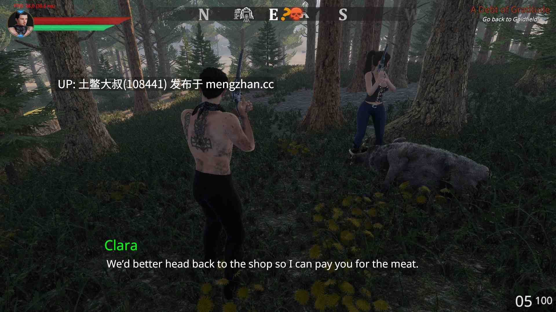 【3D欧美开放RPG 西部背景 动态 战斗 射击类 沙盒 机翻工具】血与尘 Blood and Dust [v0.01] 15gb-第11张图片-萌站