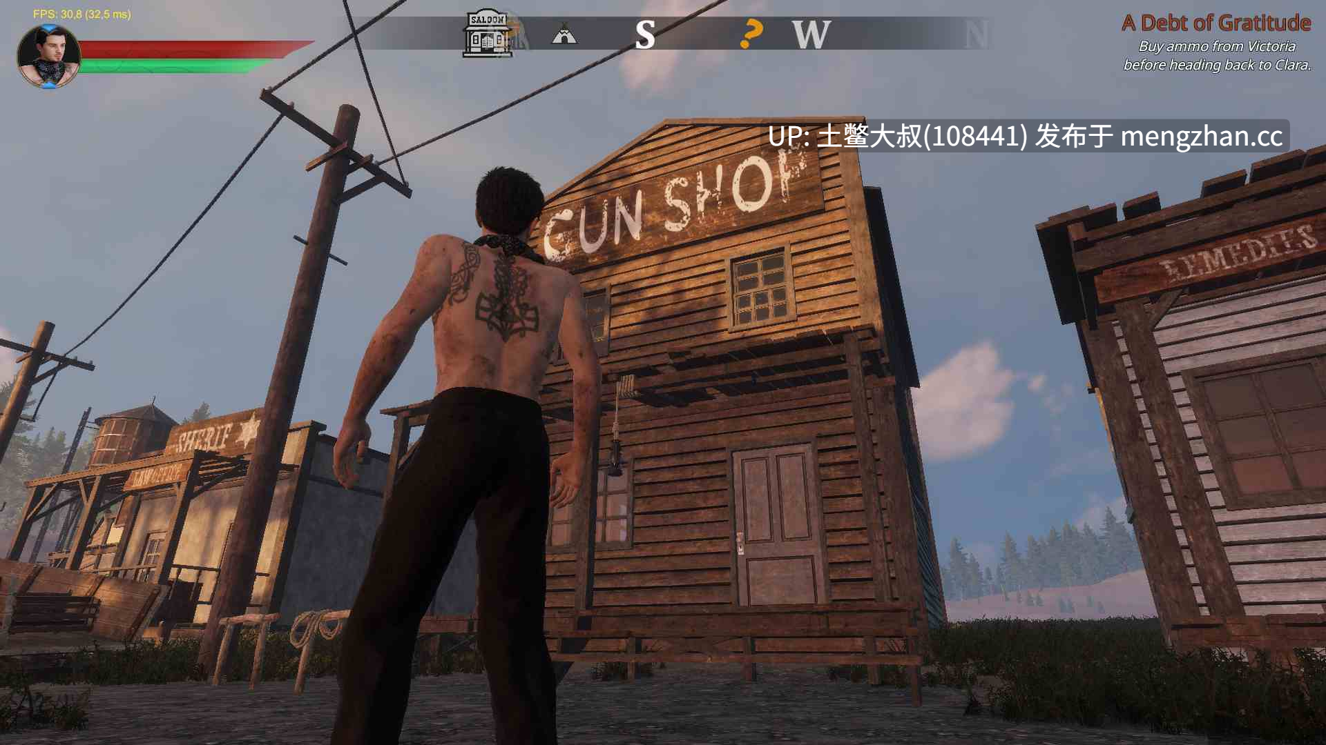 【3D欧美开放RPG 西部背景 动态 战斗 射击类 沙盒 机翻工具】血与尘 Blood and Dust [v0.01] 15gb-第20张图片-萌站