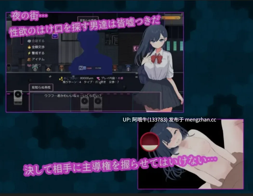 【日式/RPG/机翻/动态CG/萌站内植】Stand Girl 站街少女六花的深夜 机翻版 [300M新作]【序号5134】-第3张图片-萌站