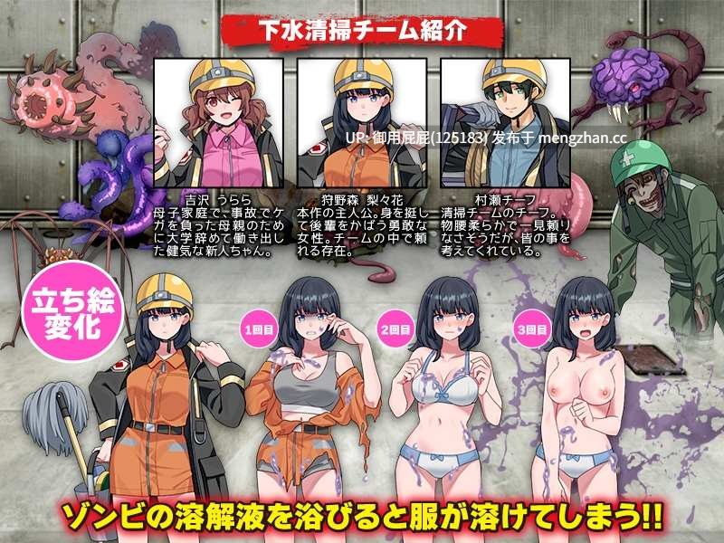 [热门RPG/猎奇/异种X] 下水道清扫 下水清掃 v1.0 AI汉化版 [950M]-第2张图片-萌站