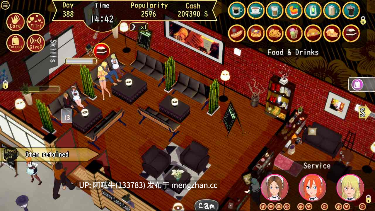 【2D/群交/SLG/PC/生肉】秘密关怀咖啡馆 Secret Care Cafe [v0.8.54.1 Patreon] [Rare Alex][6.48G]【序号6190】-第7张图片-萌站