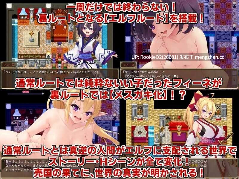 【日系RPG精品/官中/变身/合集/贫乳/PC】奴隶皇女菲妮捆绑包 エルフの奴○御子フィーネ～なぜ彼女は自国を売国したのか～v1.3 官中无码版+外传DLC全收集【3.34G】-第8张图片-萌站
