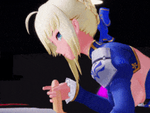 【新作/0.4萌币】# Fate/ stay night # Saber＃口交  女騎士による手コキとフェラ