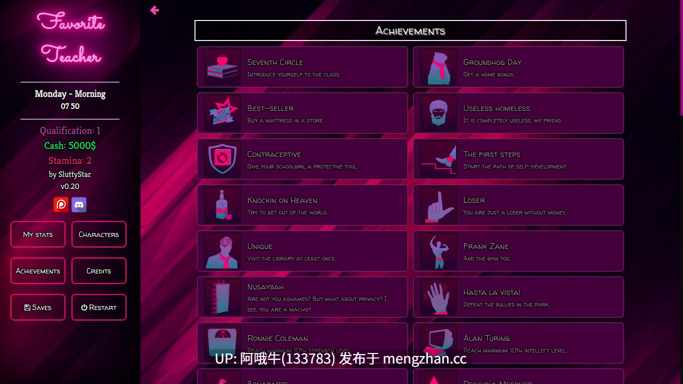 【真人/html浏览器机翻/互动/文字视觉类小说/PC】最喜欢的老师 Favorite Teacher [v1.63] [SluttyStar][4.69G]【序号5291】-第2张图片-萌站