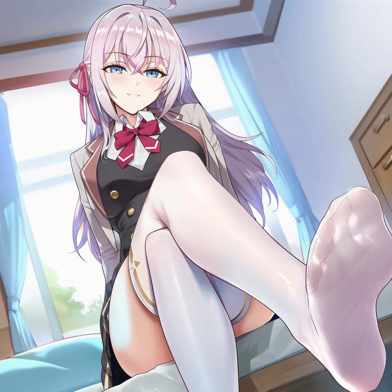 不时轻声地以俄语遮羞的邻座艾莉同学 