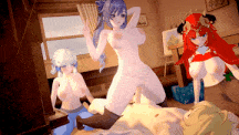【新作/0.4萌币】#原神 三个女友的叫醒服务 妮露 神里绫华 刻晴 #中出 #孕肚 #女上位 #βFire-第2张图片-萌站