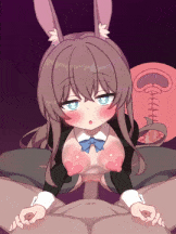 【新作/0.4萌币】# 明日方舟 # 阿米婭 アーミヤ乳首いじり騎乗位 Amiya cowgirl position