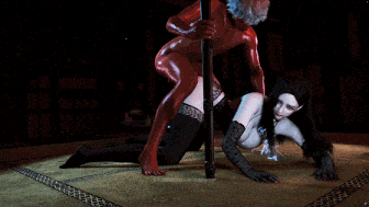 [3D动画/VAM] fengying：猎魔战败 性感黑丝御姐战败沦为恶魔的母狗肉便器 [2.5G]-第3张图片-萌站