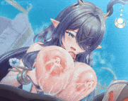 【新作/0.4萌币】#原神 巨乳菈乌玛Lauma鹿管 #乳交 #口交 #CANずめ