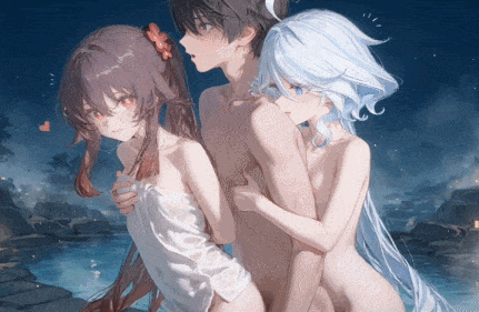 【AI】胡桃x芙宁娜