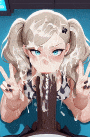 【AI】Ann Takamaki Blacked Strip and Suck