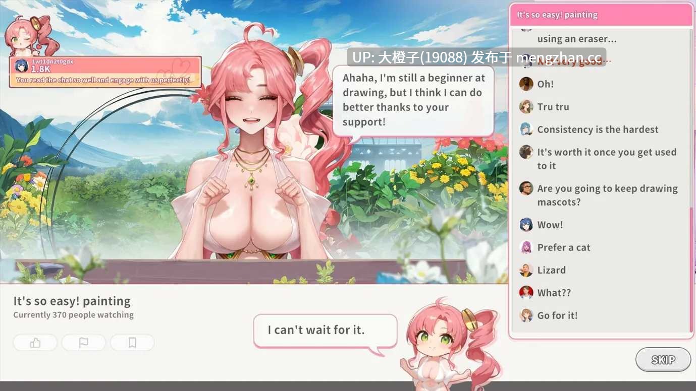 [SLG官中动态][MomentumGames]直播开始！VTuber 训练 Streaming ON! VTuber Training 1.0.2【700M】-第9张图片-萌站