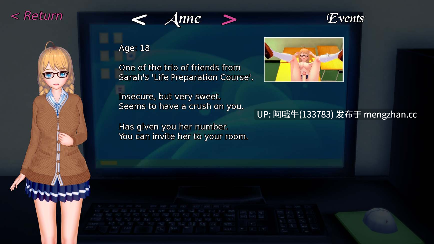 【3D/SLG/动态/PC机翻/安卓生肉】维纳斯花园 Garden of Venus [v1.0a] [OnionCuttingNinja]【1.28G】【序号5334】【序号5334】-第7张图片-萌站