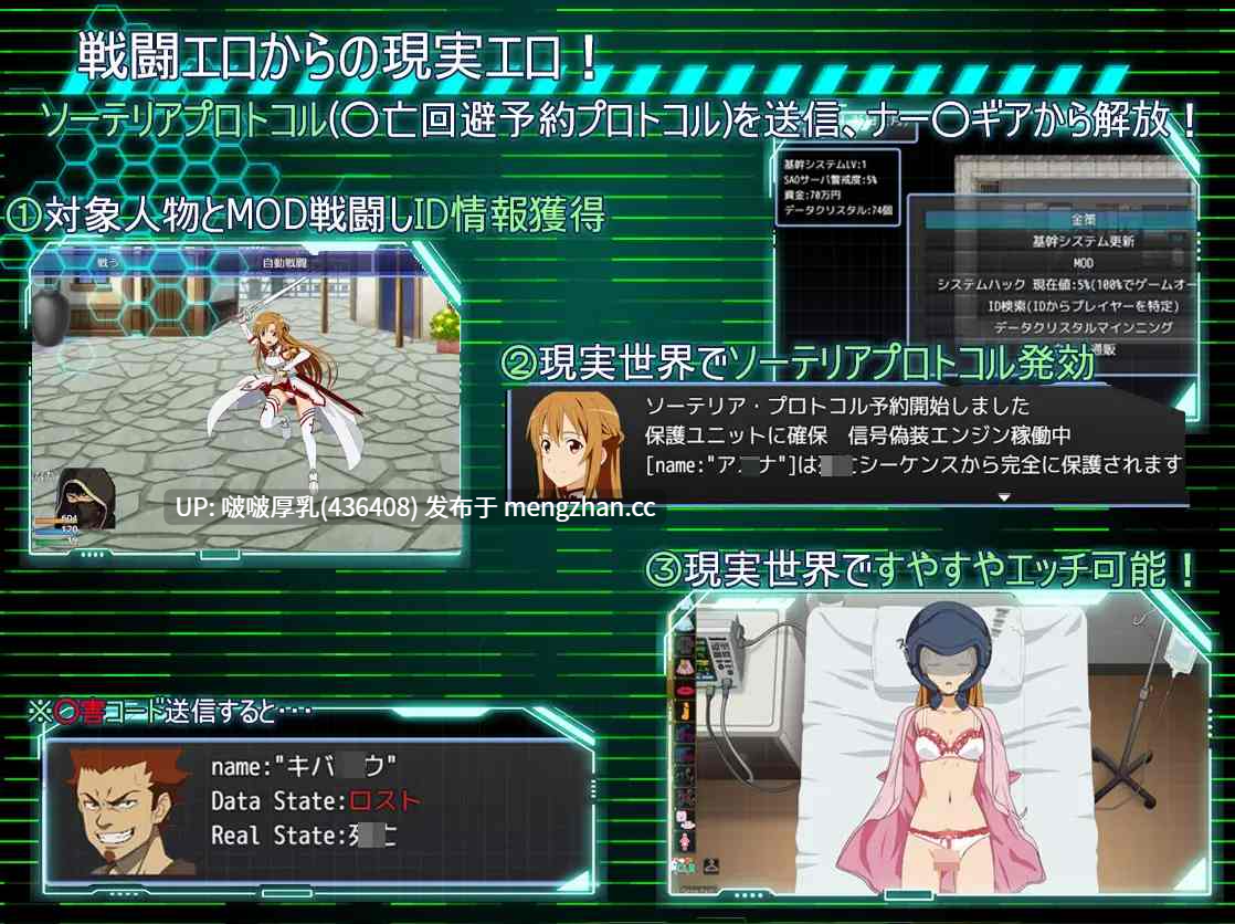 【新作】【RPG/汉化/动态/互动/PC】刀剑神域：幽灵协议 SA●: Ghost Protocol-第3张图片-萌站