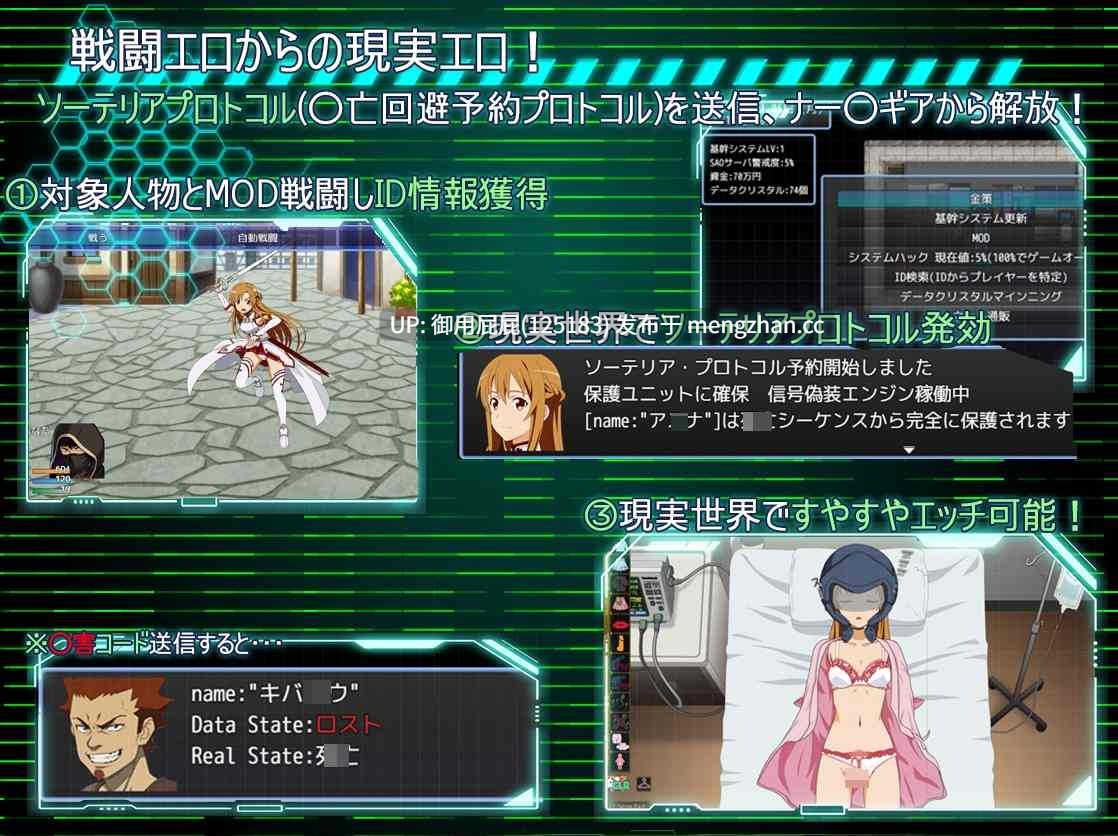 [互动RPG/新作] 刀剑神域：幽灵协议 SA●: Ghost Protocol v1.0 AI汉化版+存档 [740M]