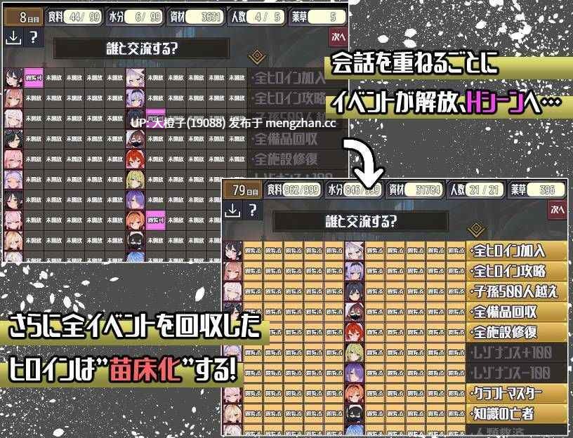 [RPG自费DsspseekV3翻译PC]ポストアポカリプス-繁殖と禁忌の英雄+存档[1.65G][萌站植入]-第4张图片-萌站