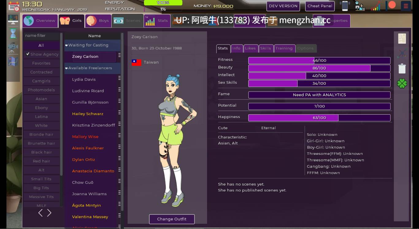 【欧美/2D/SLG/PC/安卓/生肉】色情帝国  Porn Empire [v0.94 Dev3] [PEdev]【749M】【序号5350】-第4张图片-萌站