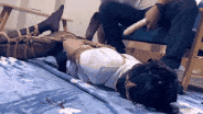 绳精病bondagetea 黑丝折腿趴地无助调教-第3张图片-萌站
