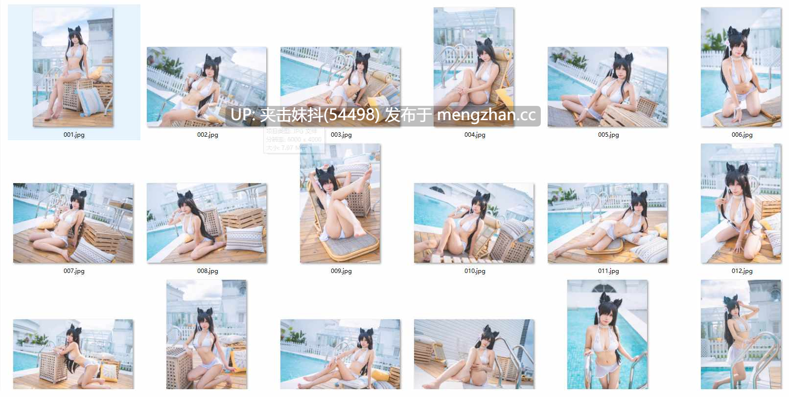三無人型 - NO.009 碧蓝航线-爱宕泳装 [30P-239M]