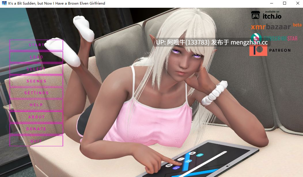 【3D/SLG/喜剧/情色/PC/机翻】有点突然，但我现在有个棕色精灵女友了 It's a Bit Sudden, but Now I Have a Brown Elven Girlfriend [v0.04] [S3 Digital][406M]【序号5412】-第3张图片-萌站